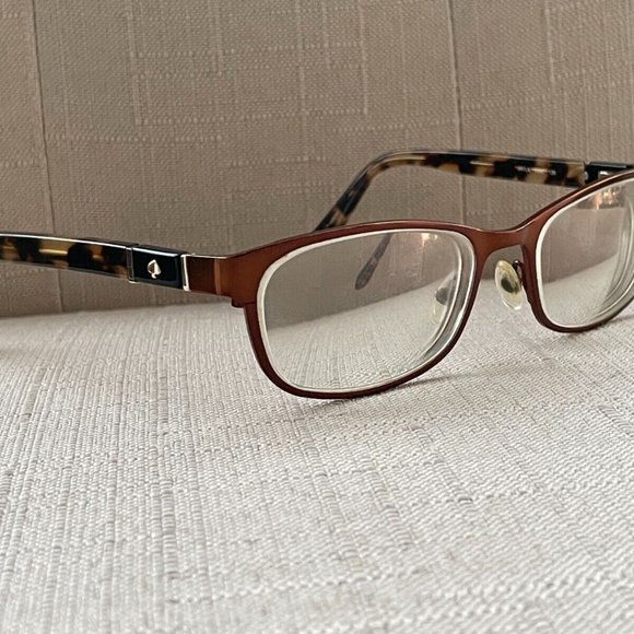 Kate Spade New York Women Eyeglasses Frame Brown Tone JAYLA Glasses Frame 52[]17 - Picture 2 of 12
